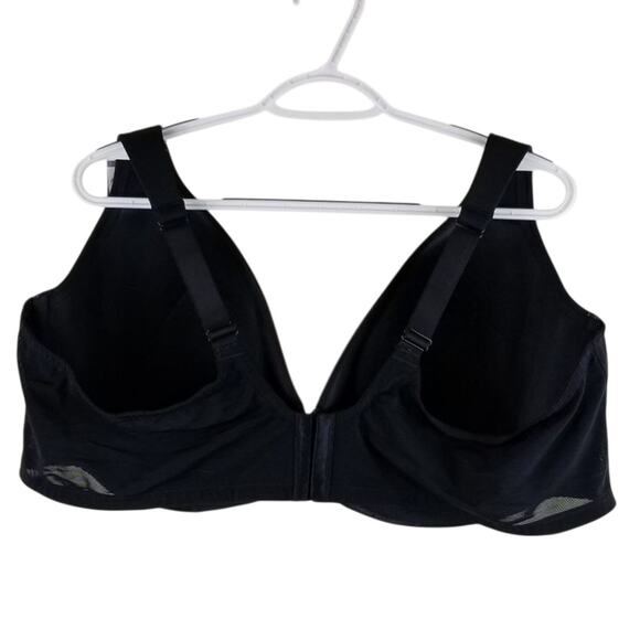 Catherine's Intimates Plunge Underwire Black Bra 52DD NWT - Picture 4 of 5